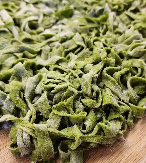 Homemade Pasta Enriched with Microgreens